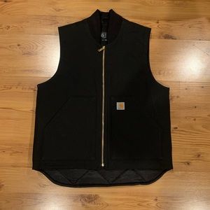 Carhartt Firm Duck Insulated Rib Collar Vest (Relaxed Fit)